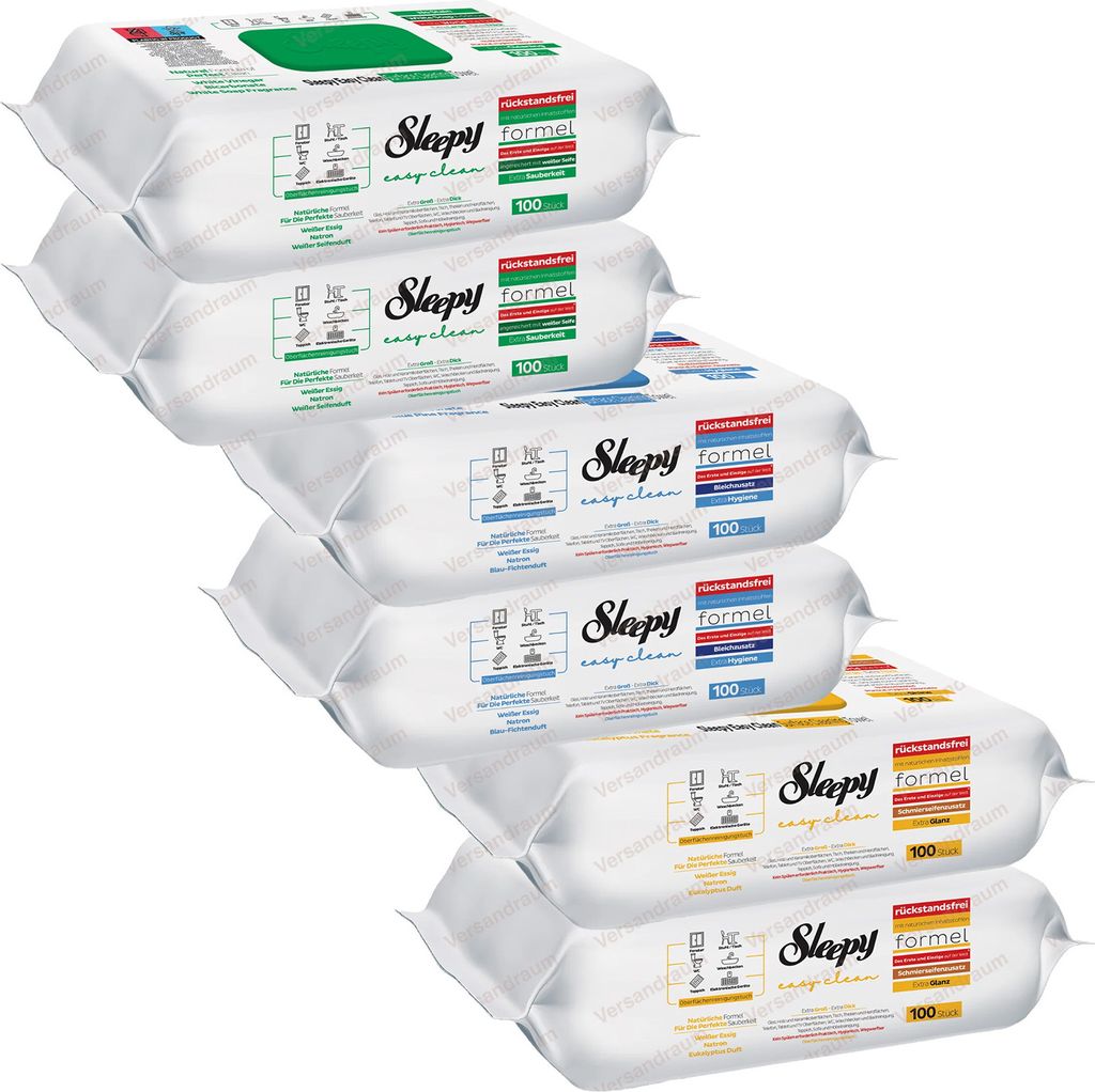 Sleepy Easy Clean Oberflächenreinigungstücher Produktbild 1