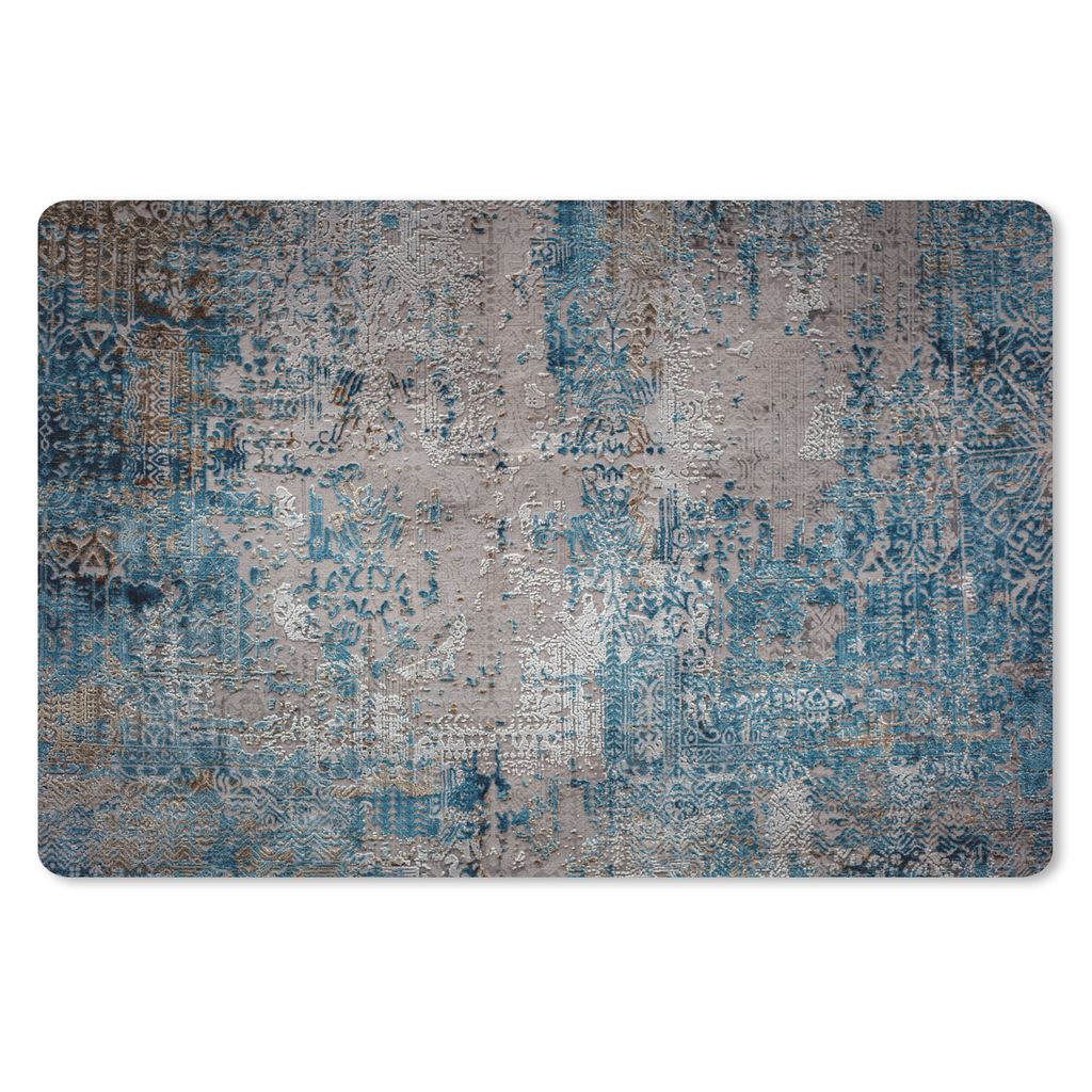 MuchoWow Schreibtischunterlage Teppiche Wohnzimmer - Teppiche - Muster 60x40 cm - XXL Mauspad - Großes Mauspad