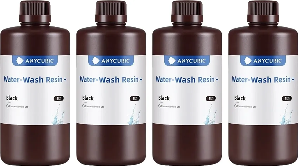 Résine 3D Lavable à l'Eau Noire 4kg - Consommable pour Écran LCD