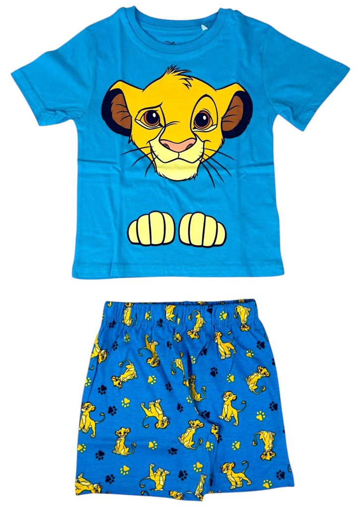 Schlafanzug Disney König der Löwen Hellblau 98 cm