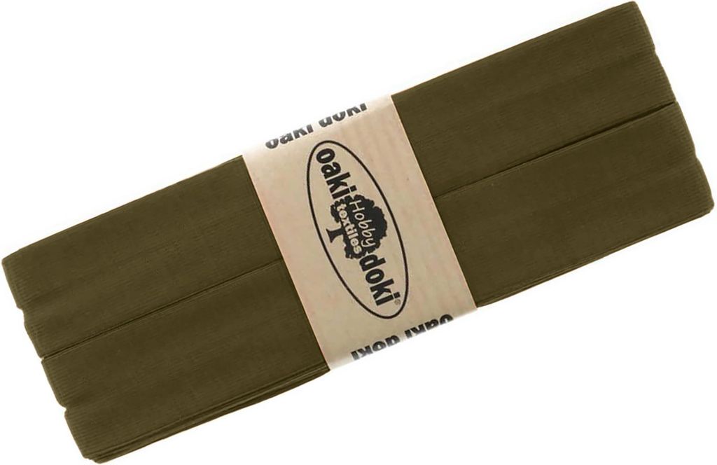 Schrägband Jersey 3m Breite 20mm Oaki Doki Tricot de Luxe Einfassband elastisch