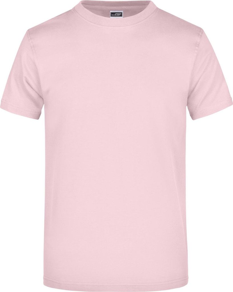 James and Nicholson - T-Shirt Rundhalsausschnitt für Herren/Damen Uni LT2621 (5XL) (Rosa)