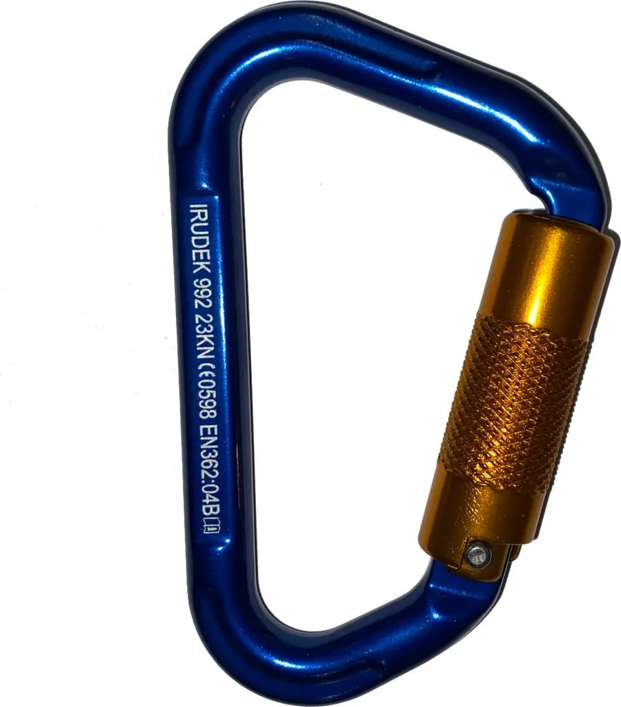 Moschettone Irudek 992 Blind Blue: Specifiche Tecniche e Sicurezza