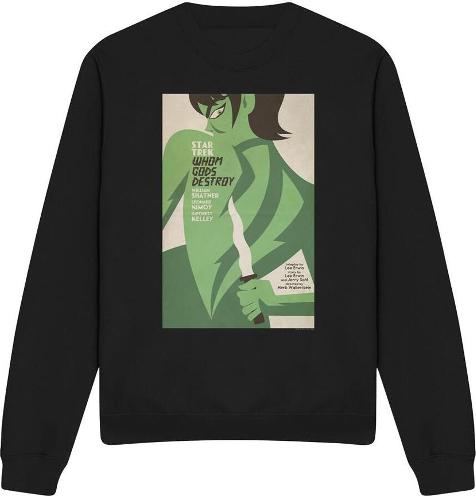 Star Trek - "The Original Series Episode 69" Sweatshirt für Herren/Damen Uni TV11646 (S) (Schwarz)