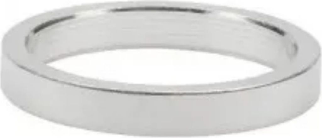 A-Kopf-Kugelkopf-Füllring 1 1 8, Höhe 5 mm. Silber, Aluminium