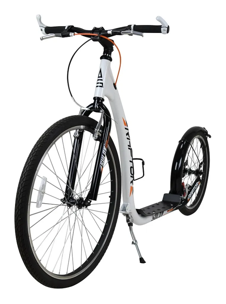 Trottinette SULOV RAPTOR 26/20 pouces blanche - Grande roue tout terrain