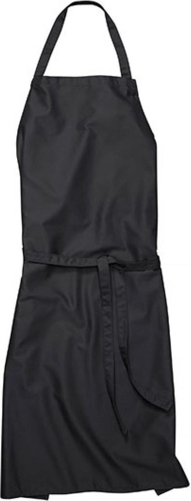 CG Workwear 00131-44 | Bib Apron Verona 90 GreeNature 90 x 75 cm - Farbe: Raven - Größe: 90 x 75 cm