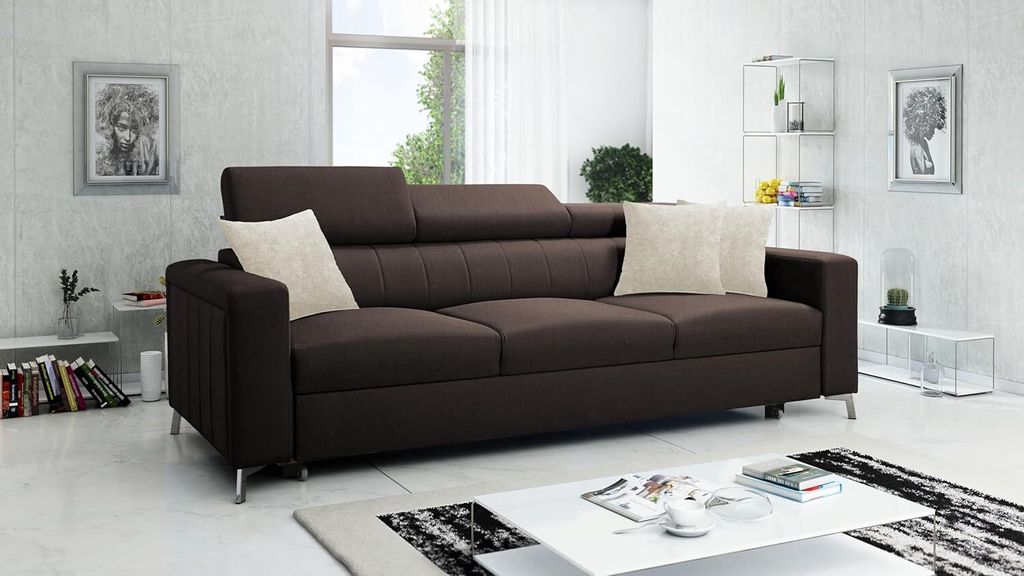 Elegantes und Funktionelles Berta Sofa mit Schlaffunktion - ideal für Ihr Wohnzimmer Sawana26