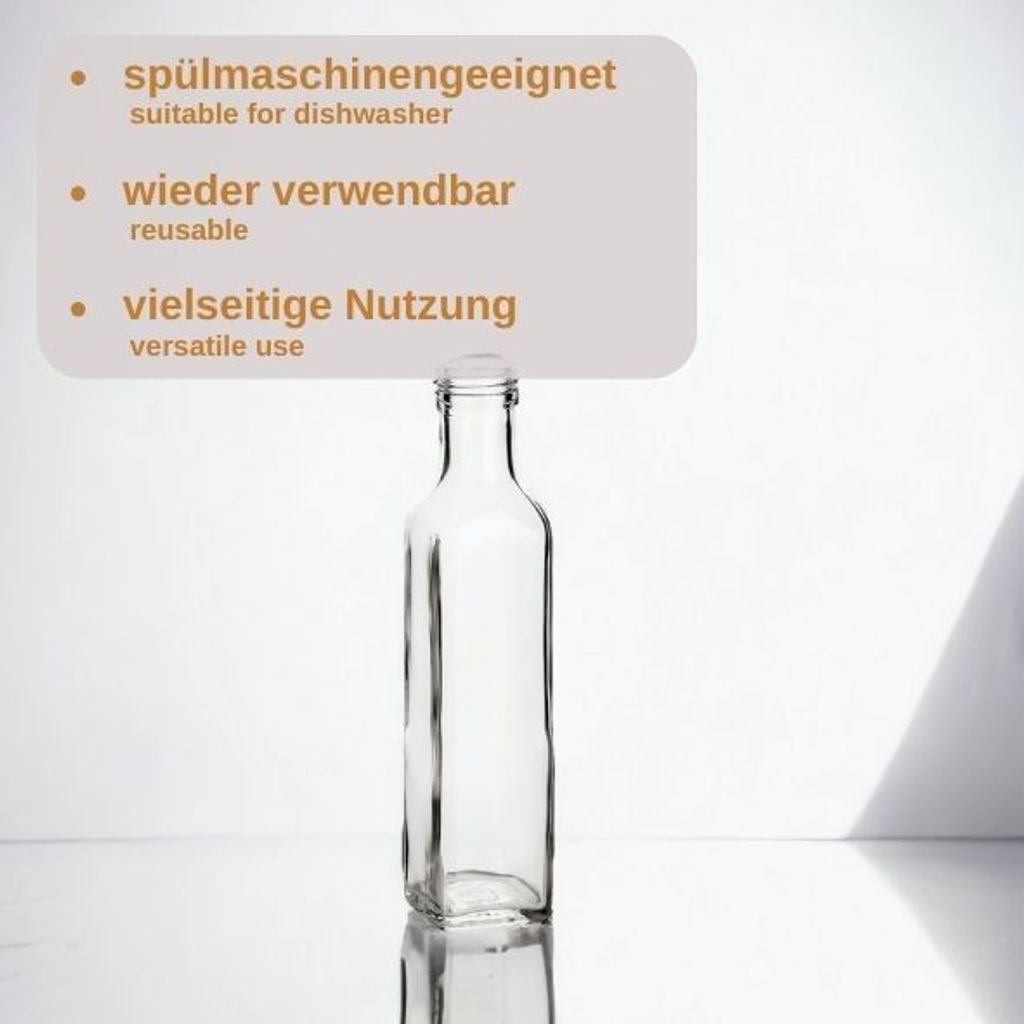 gouveo 24er Set Glasflasche 250 ml Maraska mit Produktbild 3