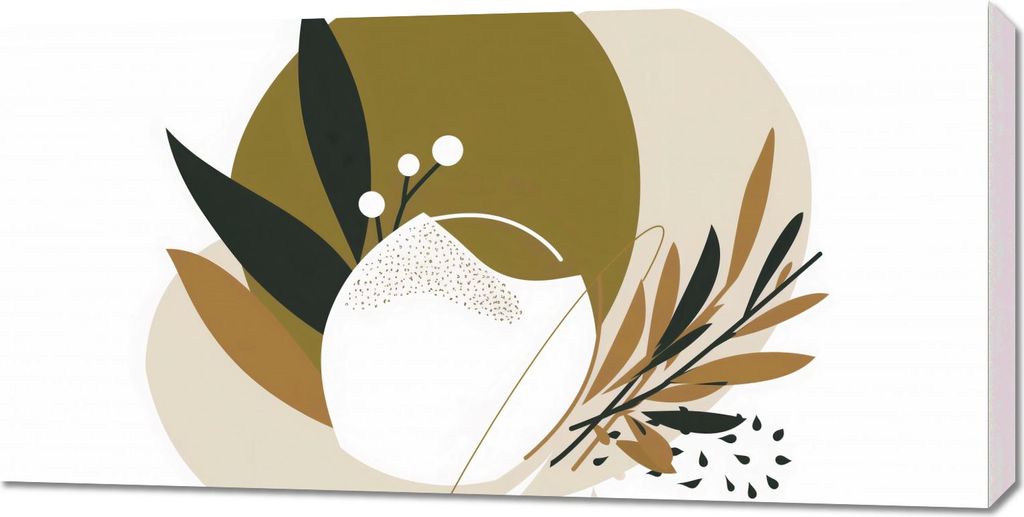 Bild 100x50cm Botanische Essenz