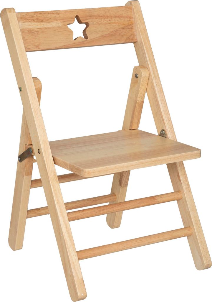 Atmosphera Kinderklappstuhl natur Produktbild 