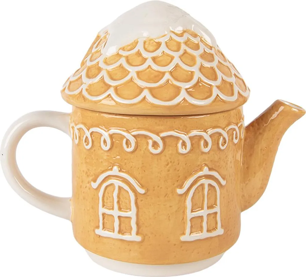 Occasione! Set Tea for One Clayre & Eef Gingerbread Brown - 3