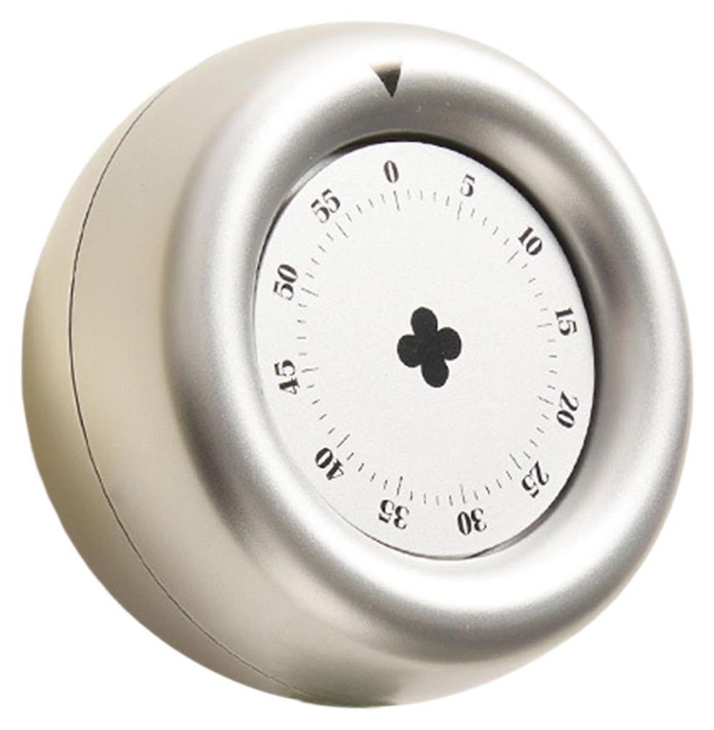 Mechanischer Küchentimer mit magnetischer Rückseite, batterielos, mit visuellem Countdown-Timer, lautem Signalton, einfacher Drehfunktion und Eri...