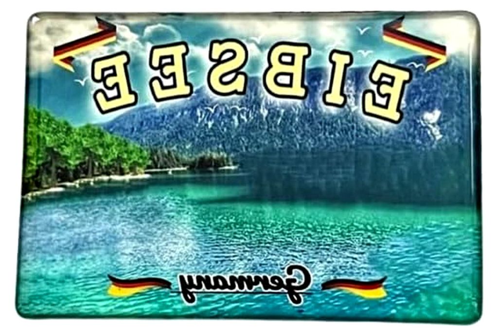 Eibsee, Zugspitze, Eibsee Souvenir, Bayern Deutschland,Souvenir- Eibsee Magnet Fridge Magnet 231223