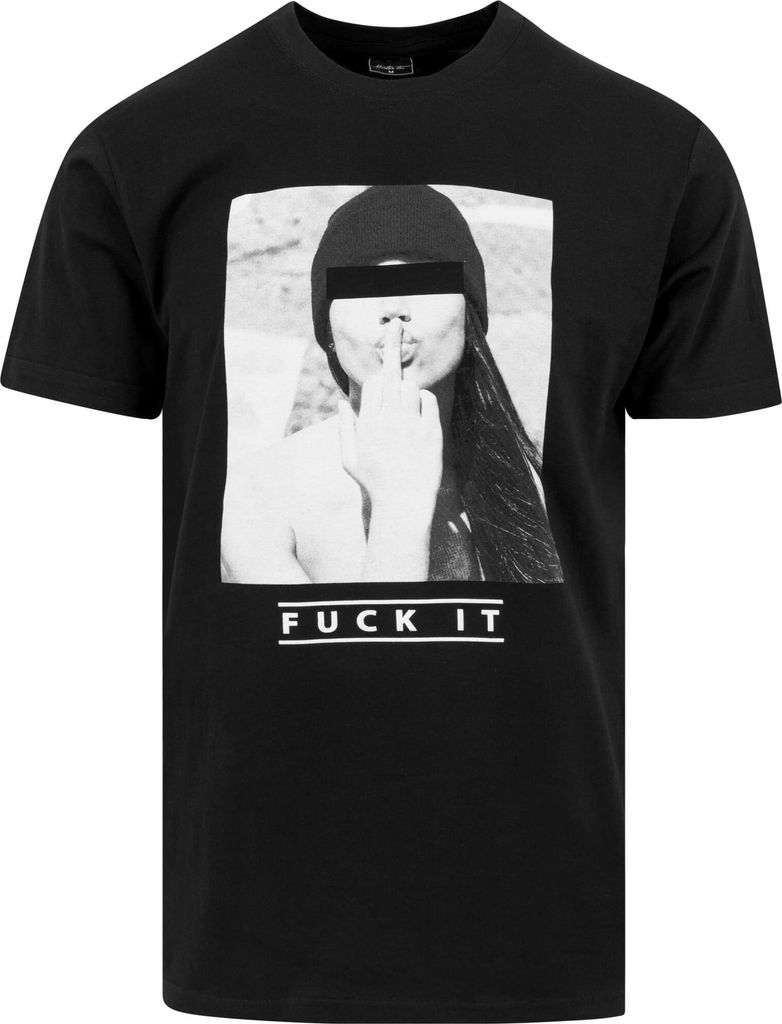 Mister Tee Shirt - FUCK IT Tee schwarz - 5XL