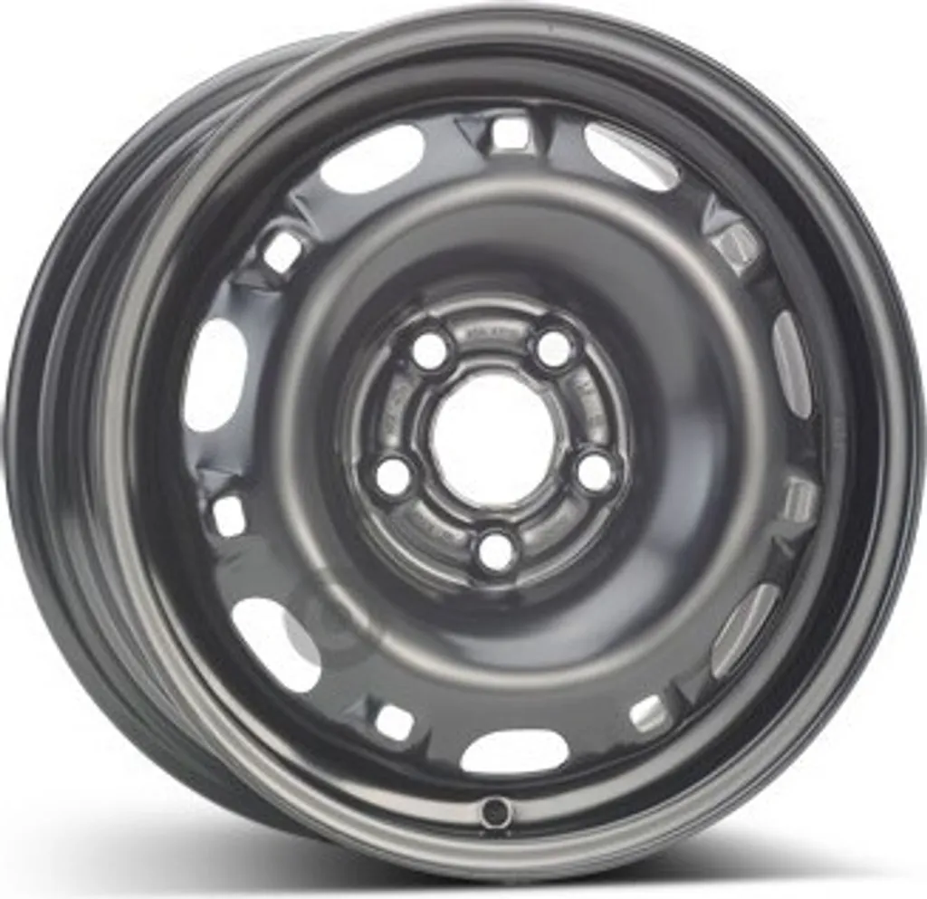 Jante en fer 14 pouces 5x100 ALCAR 5210 Noire pour Pack Roues Hiver