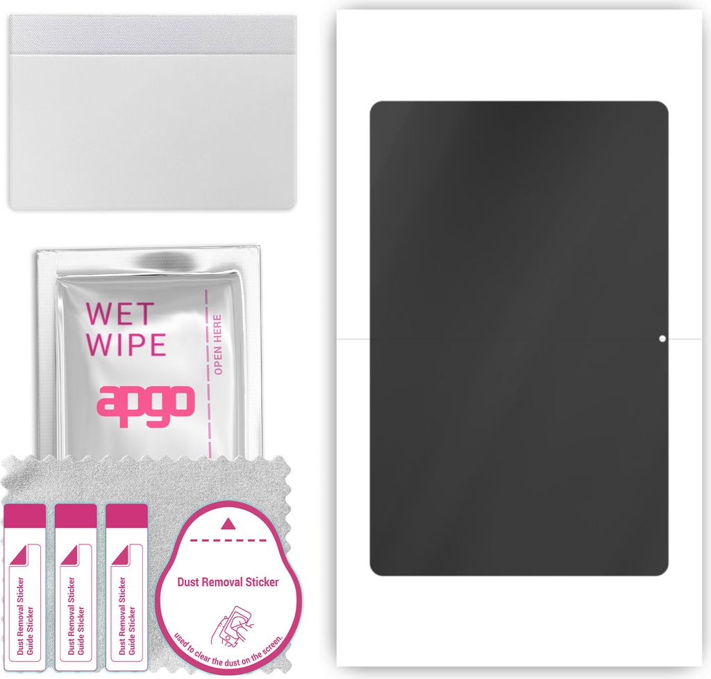 apgo Hydrogel Blickschutzfolie, Matt, kompatibel mit Lenovo Tab M10, Privacy Displayschutzfolie, Schutzfolie mit Positionierhilfe, Anti-Spy, kratzf...
