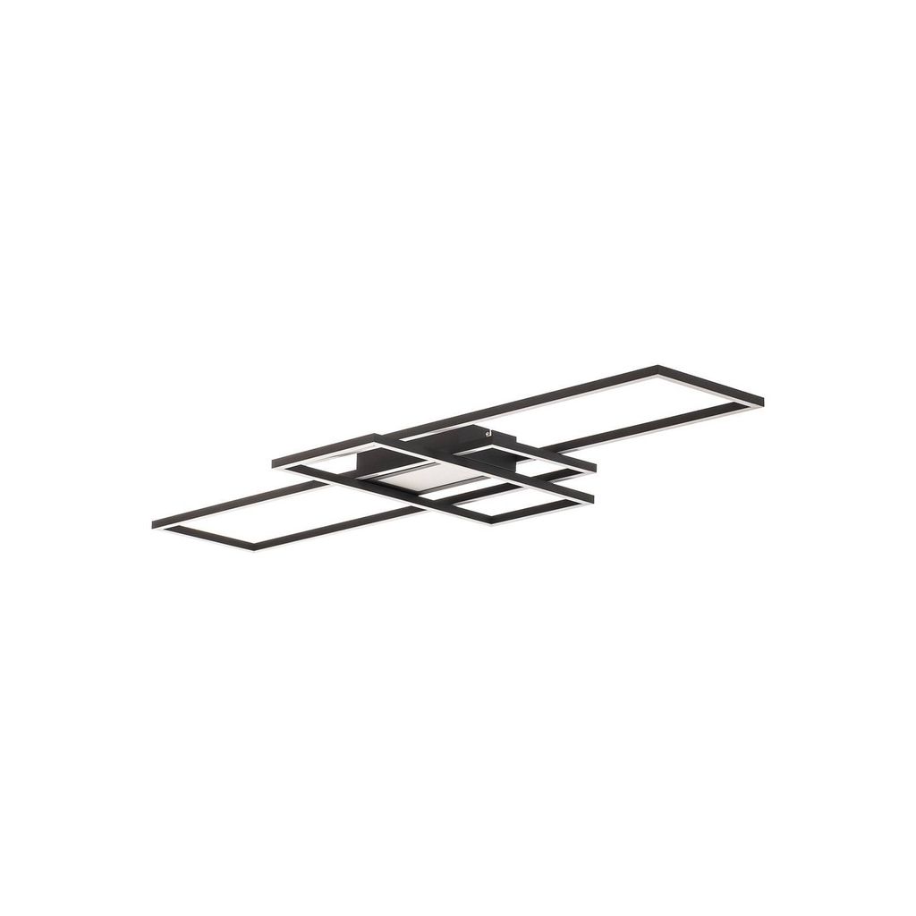 Lindby Ismera LED-Deckenlampe 3 Rahmen, anthrazit
