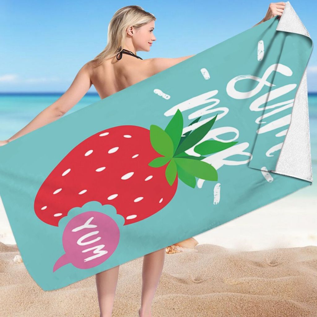 Rechteckiges Strandtuch SUMMER YUM 150x70 REC54WZ7 Produktbild 