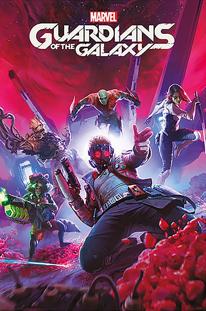 Poster marvel Spiele Wächter der Galaxie