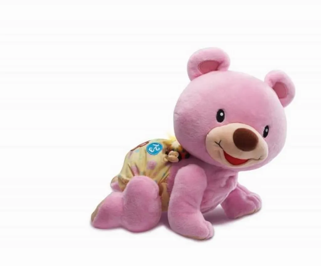 Jouet Aide au Quatre Pattes Vtech Ours Rose Peluche Musicale Bébé