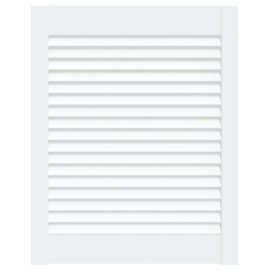 vidaXL Armadio a doghe design bianco 61,5x49,4 cm in legno Immagine del prodotto 