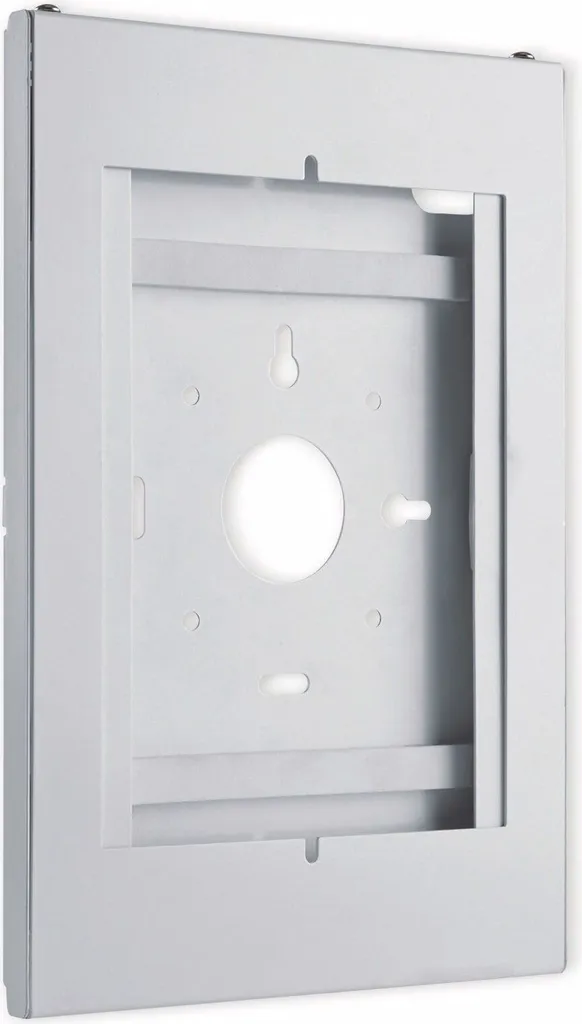 Support tablette verrouillable blanc en acier pour comptoir pro