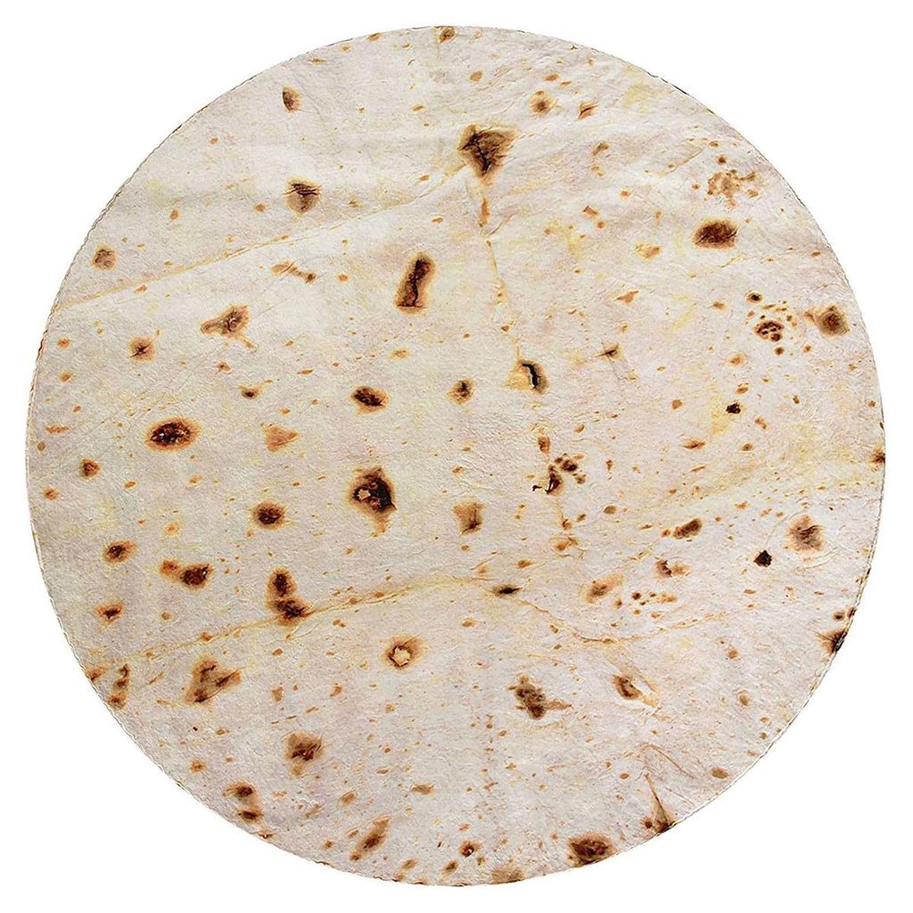 Burrito-Decke, doppelseitige Riesen-Tortilla-Decke, originelle Tortilla-Decke für die ganze Familie, 285 g/m² weiche und bequeme Flanell-Taco-Dec...
