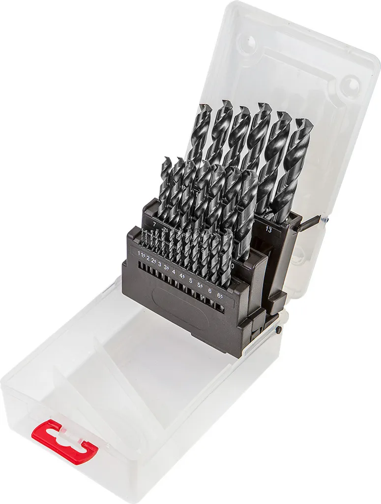 Forets à métaux VERTO HSS-G 1.0-13.0 mm - Coffret de 25 forets rectifiés