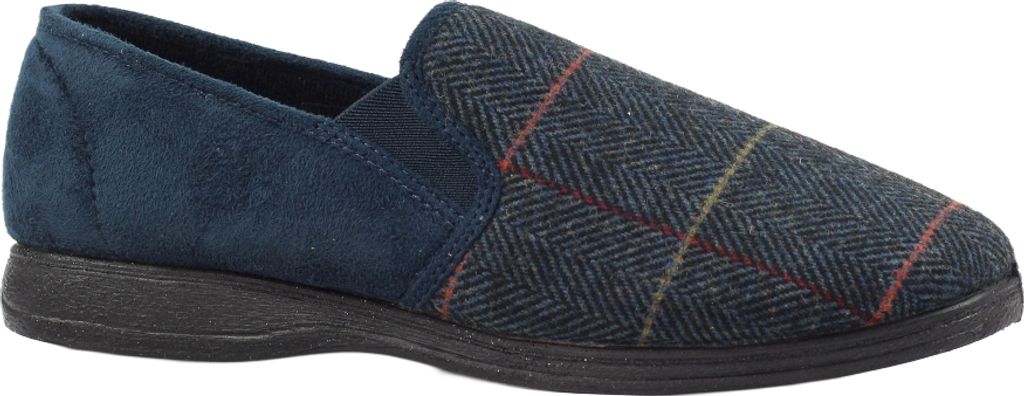 Lazy Dogz - Herren Hausschuhe "Harrison II" GS903 (46 EU) (Marineblau)