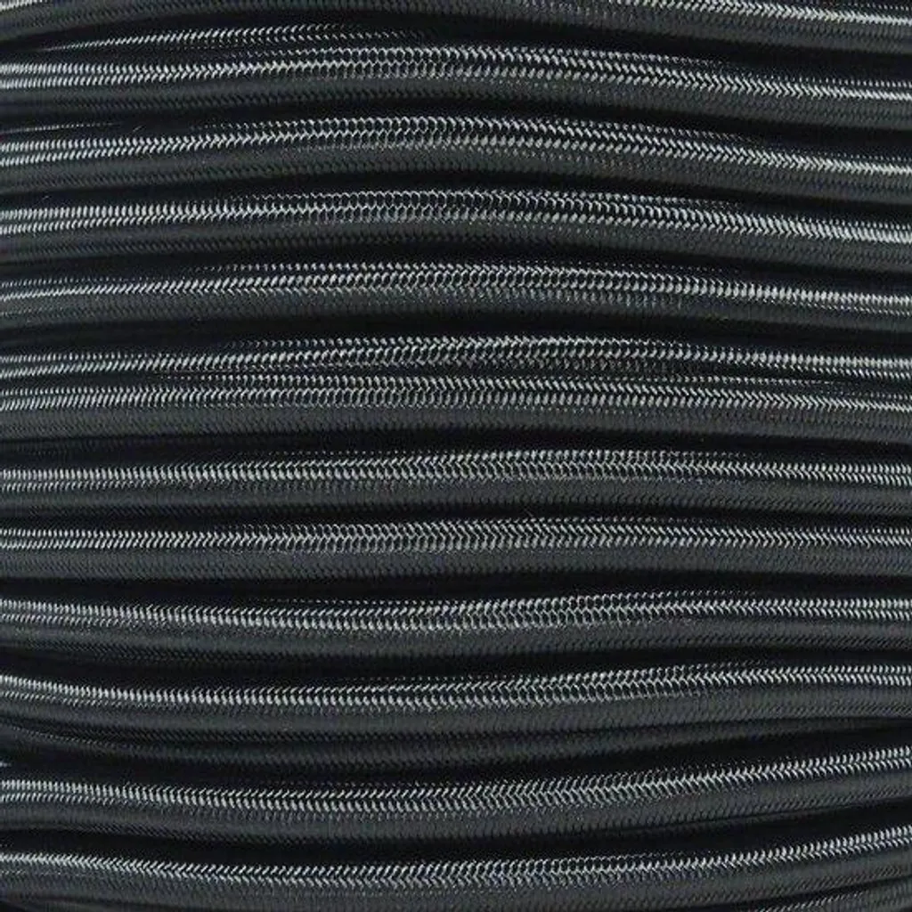 Corde élastique noire anti-UV 635 mm, fini les chargements mal fixés 3-30m