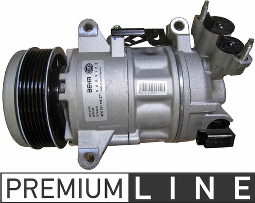 MAHLE ACP 757 000P VCS12E Klimaanlage Klimakompressor PAG 100 YF R1234yf R134a für OPEL Corsa F GRANDLAND X (A18) Crossland X (P17) MOKKA für DS