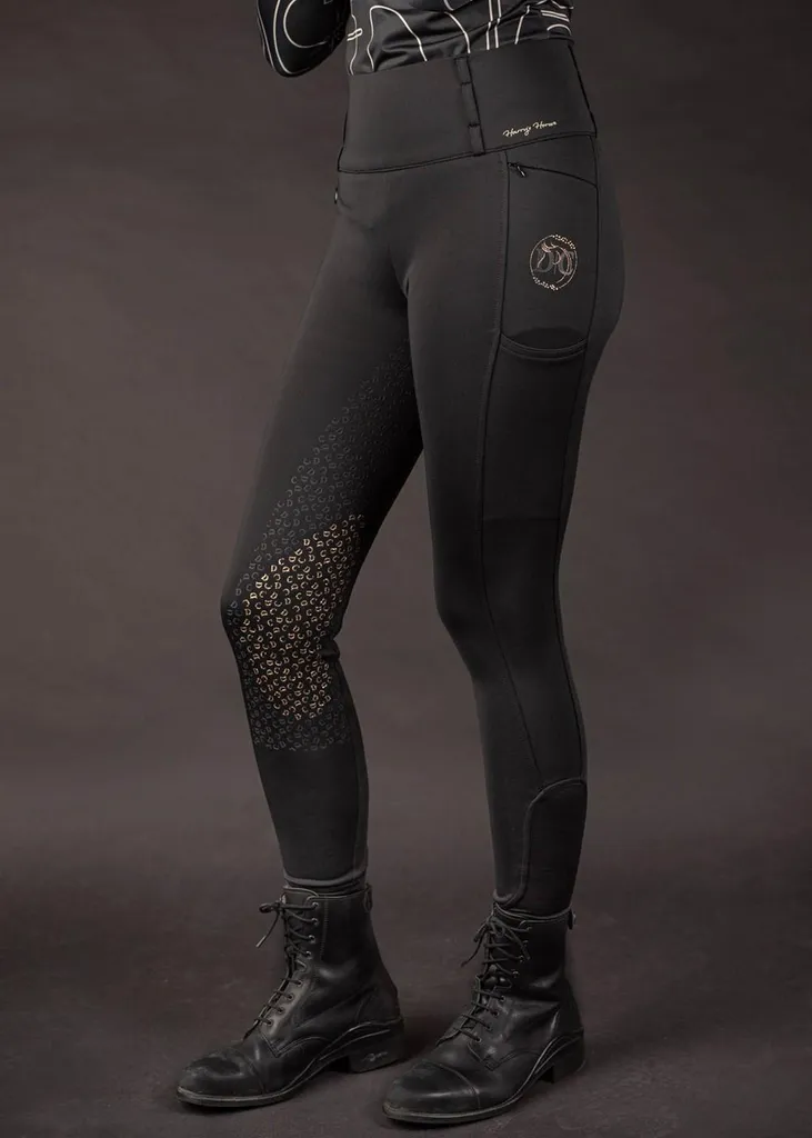 Leggings équitation anti-glisse et sans coutures irritantes T36
