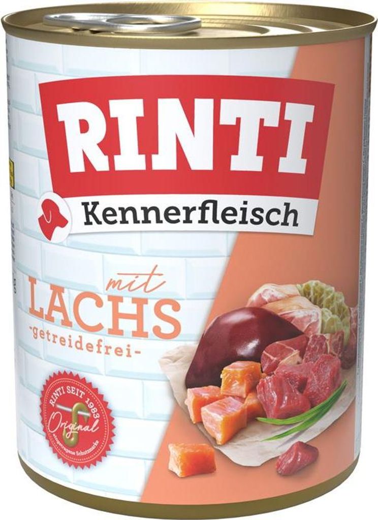 Rinti Dose Kennerfleisch Lachs | 12 x 400g
