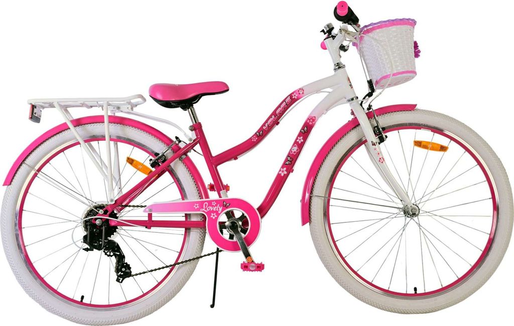 Volare Lovely Kinderfahrrad - Mädchen - 26 Zoll - Rosa - 7 Produktbild 