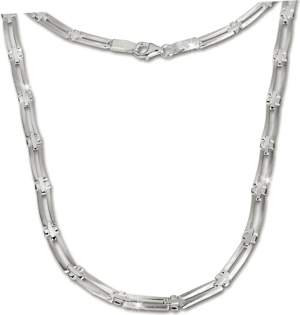 Collier Femme Argent Mat pour Tenue de Soirée SilberDream 45,5cm