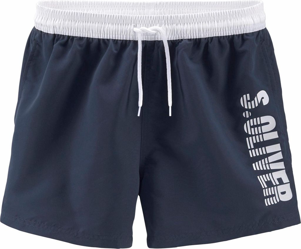 s.Oliver Badeshorts marine (Kurzgröße) Größe L Kurz