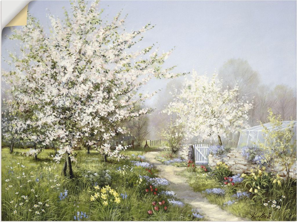 ARTland Wandbild, selbstklebend Frühlingsblüten Größe: 60x45 cm