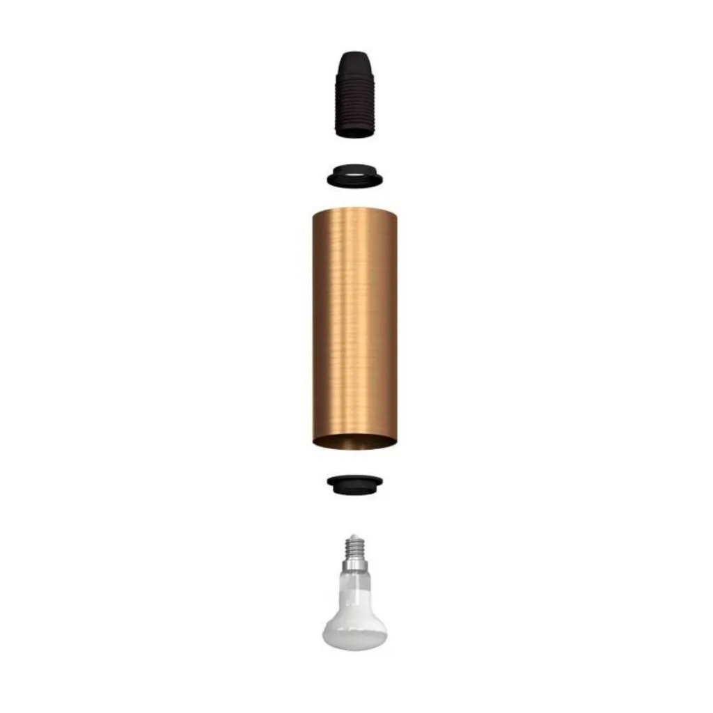 Offerta Fermaluce Metal: Faretto Orientabile Tub-E14 Alta Qualità - 2
