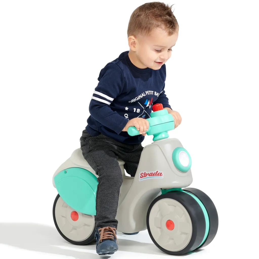 Falk Scooter Strada : Porteur Rétro avec Pneus Grands Confort Silents