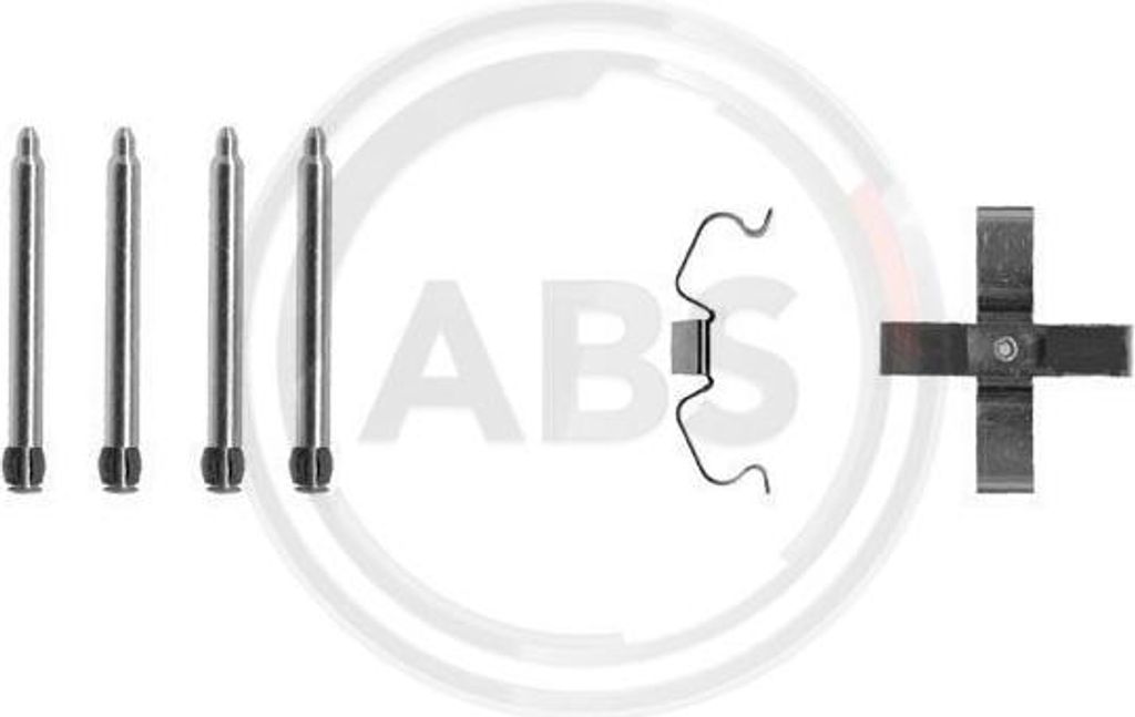 A.B.S. 1266Q Zubehörsatz, Scheibenbremsbeläge OE 16012660 kompatibel mit Vectra, Calibra A, Omega