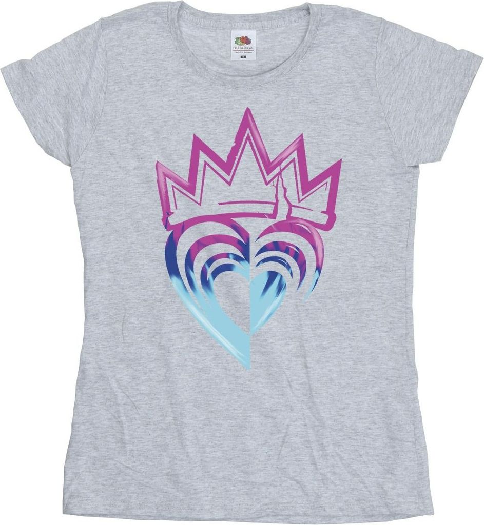 Disney - "Descendants" T-Shirt für Damen BI17738 (S) (Grau)