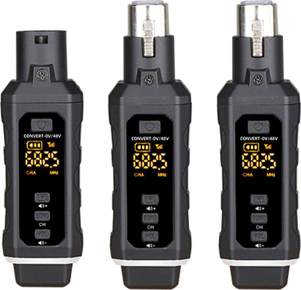 Bezdrátový mikrofonní set XLR – 1 vysílač a 2 přijímače, Obrázek produktu 