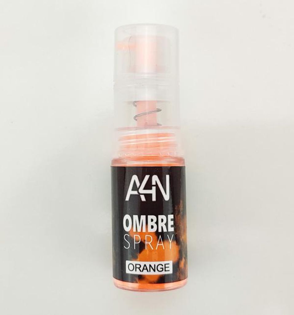 Ombre Spray Powder Neon Orange Nagelverzierung, Babyboomer