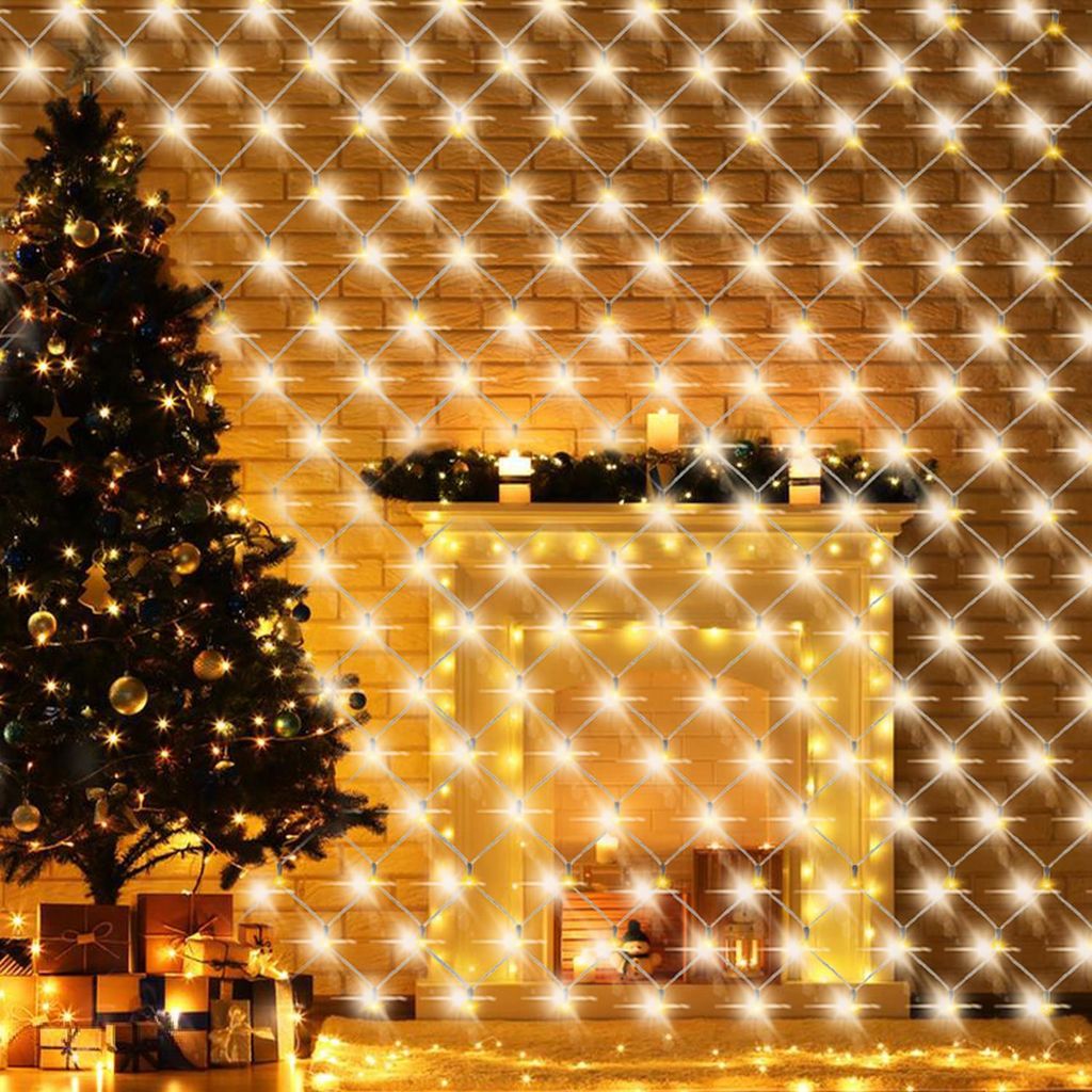 Guirlande lumineuse LED Peviasot, 3x2 mètres, lumière Image du produit 