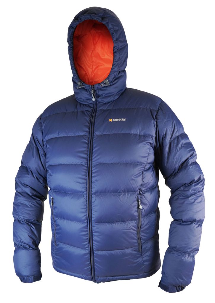 Warmpeace CRUX navy/mandarine XL; Modrá bunda