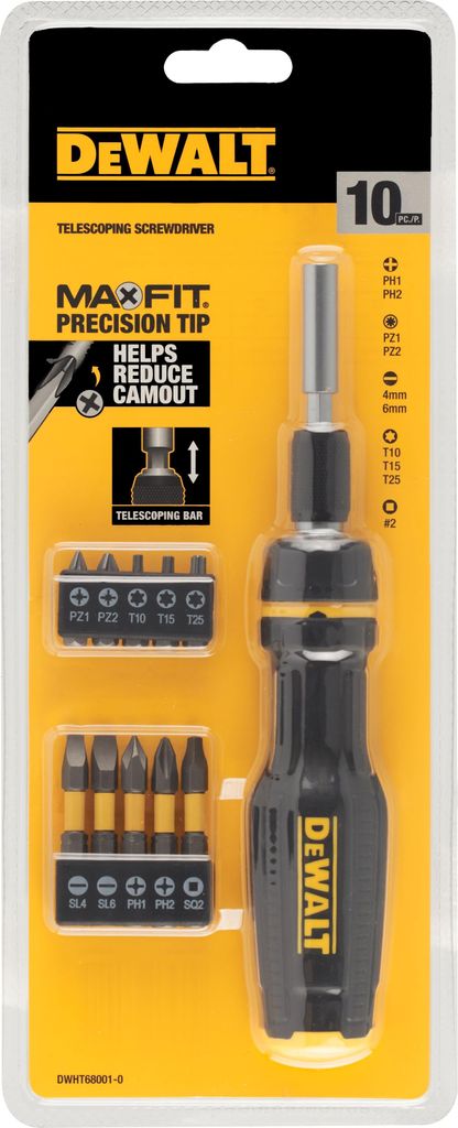 DEWALT Bit-Schraubendreher mit Ratsche DWHT68001-0 Immagine del prodotto 