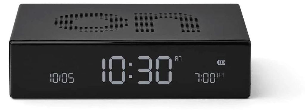 Lexon - Despertador FLIP Premium (noir) Image du produit 