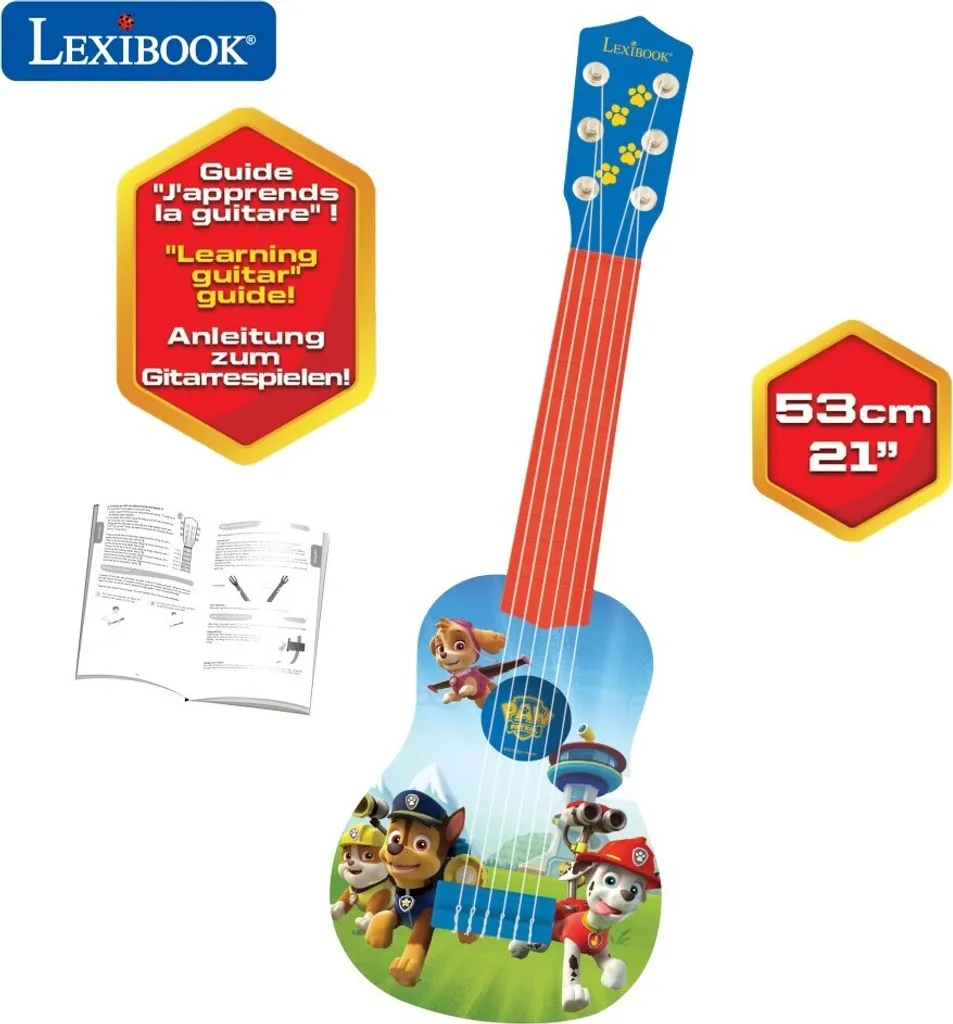 Guitare Acoustique Enfant Pat' Patrouille - Instrument d'Éveil Musical