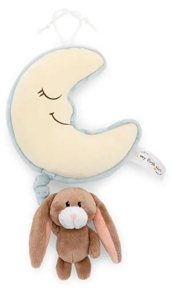 Boîte à musique NICI Lune Lapin Lopino pour calmer bébé pendant la sieste
